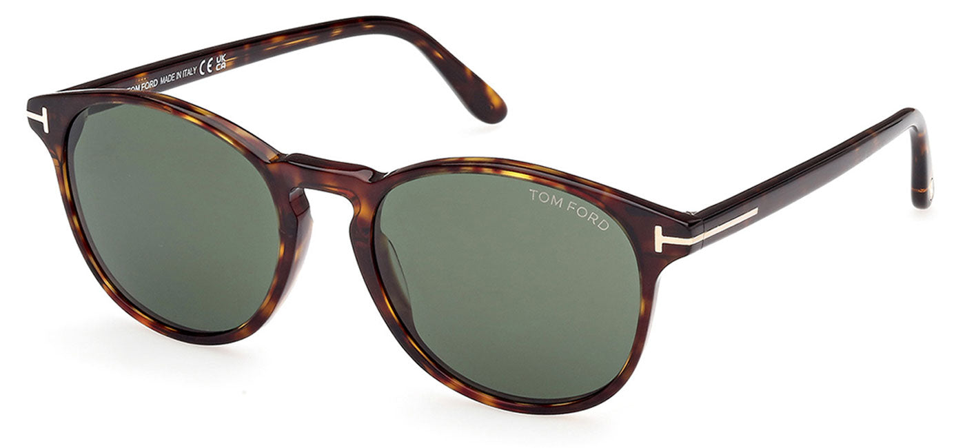 Tom Ford FT1097 Lewis Sunglasses - Dark Havana / Green