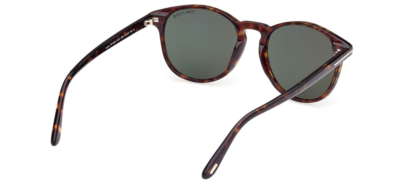 Tom Ford FT1097 Lewis Sunglasses - Dark Havana / Green