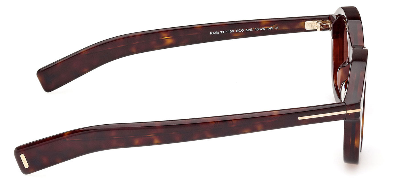 Tom Ford FT1100 Raffa Sunglasses - Dark Havana / Brown