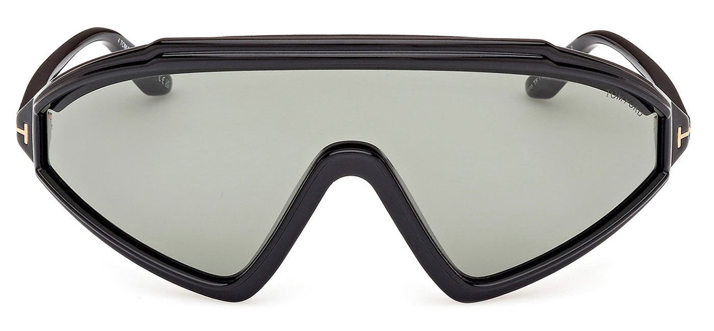 Tom Ford FT1121 Lorna Sunglasses - Black / Smoke