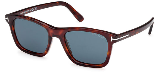 Tom Ford FT1179 Barron Sunglasses - Red Havana / Blue