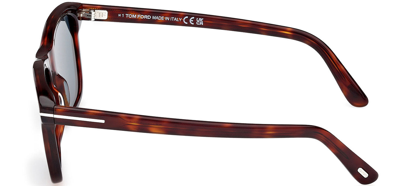 Tom Ford FT1179 Barron Sunglasses - Red Havana / Blue