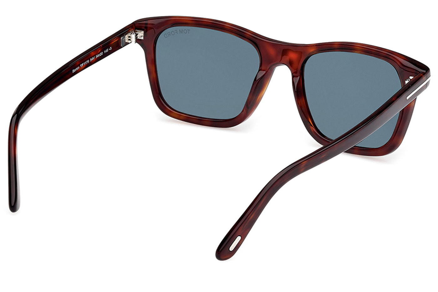 Tom Ford FT1179 Barron Sunglasses - Red Havana / Blue