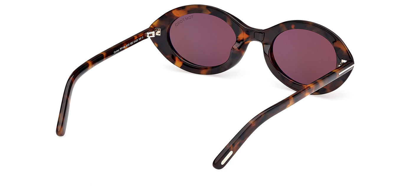 Tom Ford FT1186 Carmen Sunglasses - Dark Havana / Brown