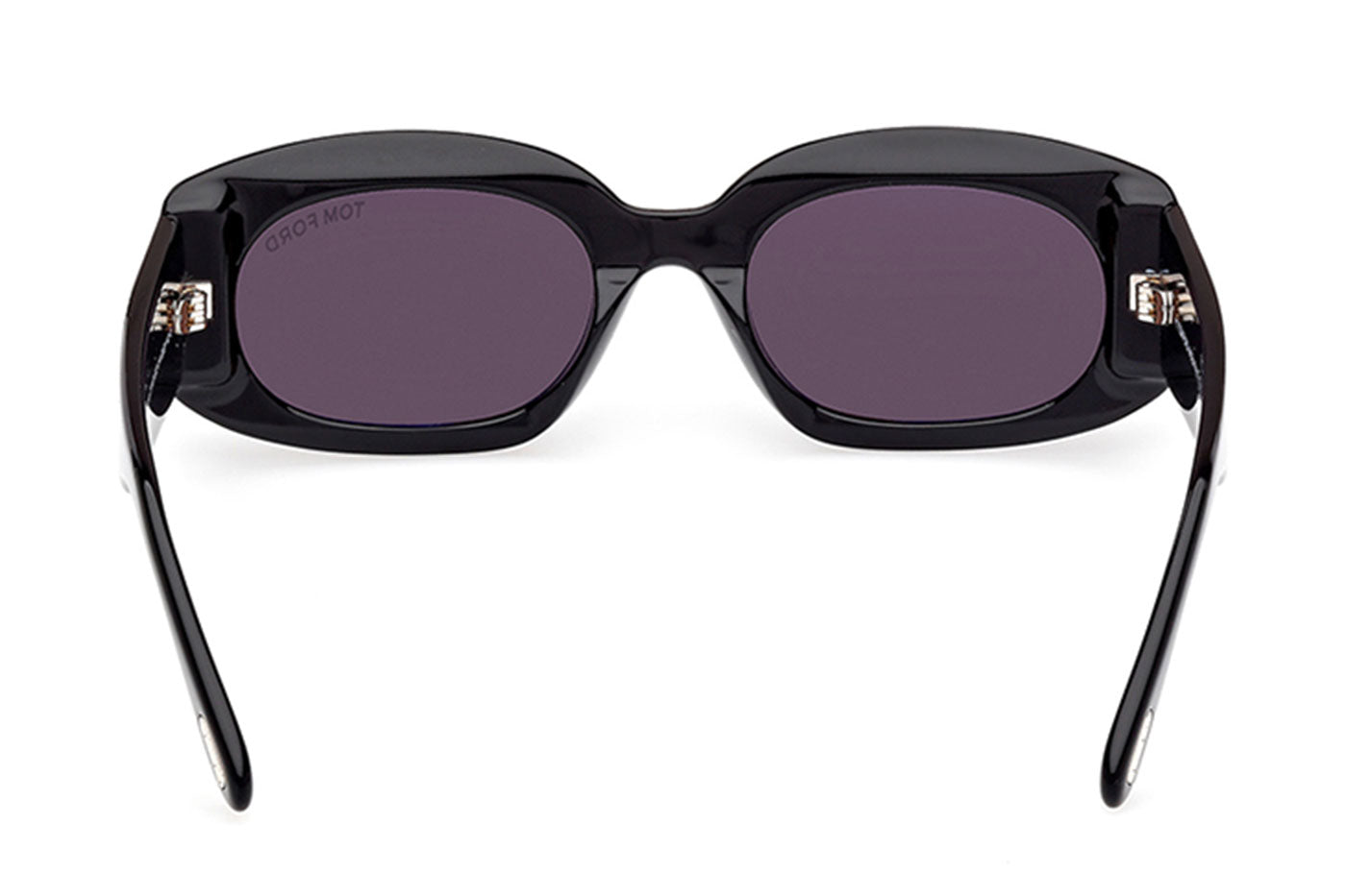 Tom Ford FT1187 Cielle Sunglasses - Shiny Black / Smoke