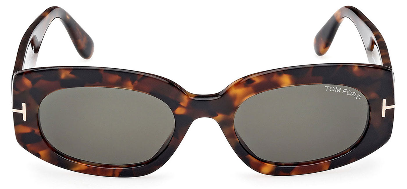 Tom Ford FT1187 Cielle Sunglasses - Dark Havana / Green