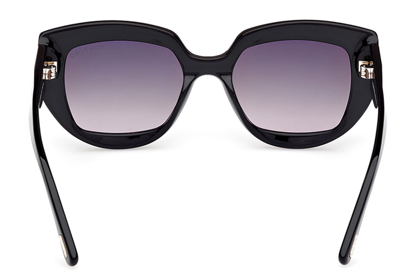 Tom Ford FT1192 Saltzman Sunglasses - Shiny Black / Gradient Smoke