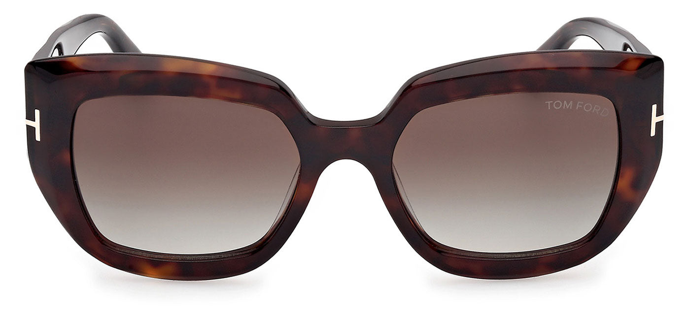 Tom Ford FT1192 Saltzman Sunglasses - Dark Havana / Gradient Smoke