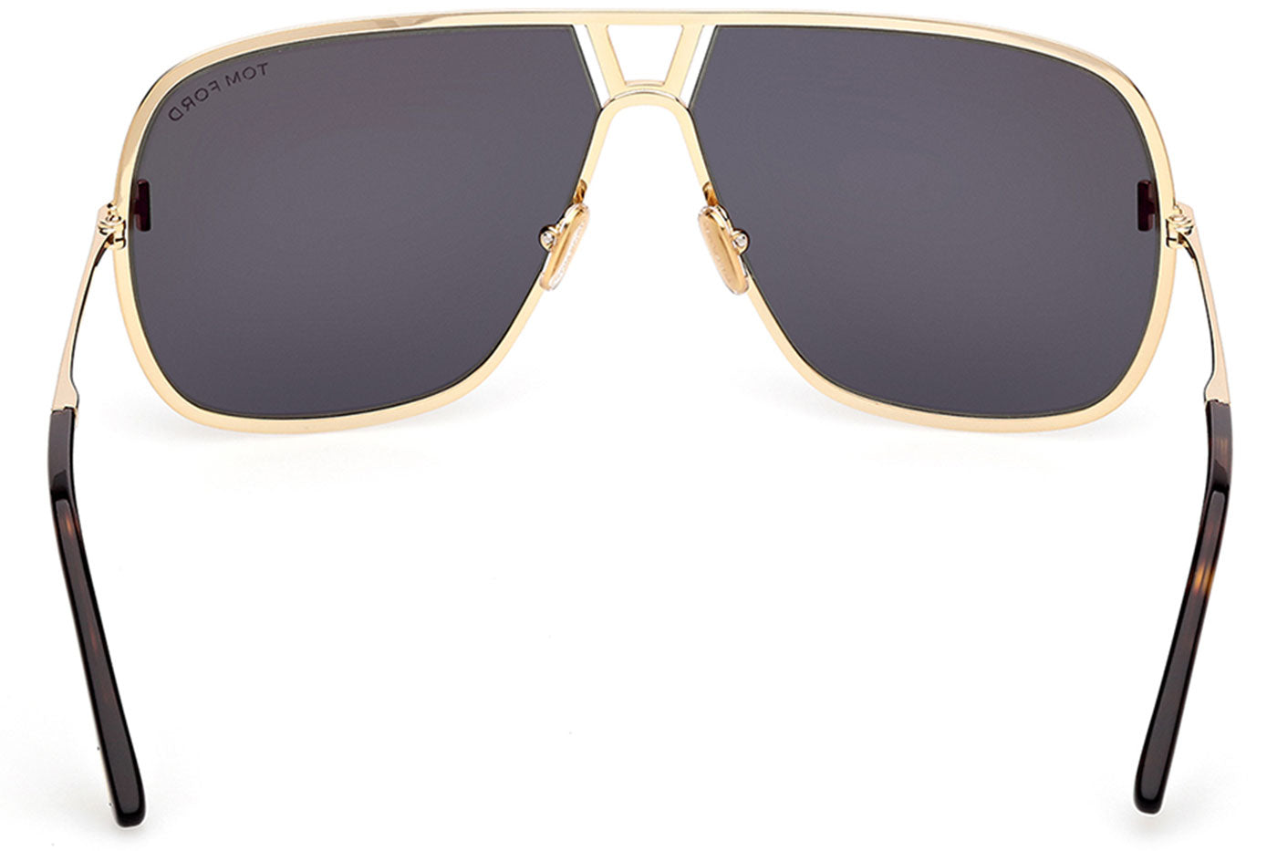 Tom Ford FT1204 Stavros Sunglasses - Shiny Deep Gold / Green