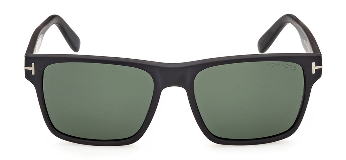 Tom Ford FT1205 Calder Sunglasses - Matte Black / Green