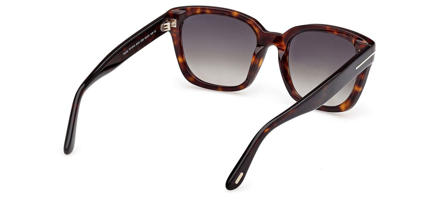Tom Ford FT1216 Haylay Sunglasses - Dark Havana / Gradient Smoke