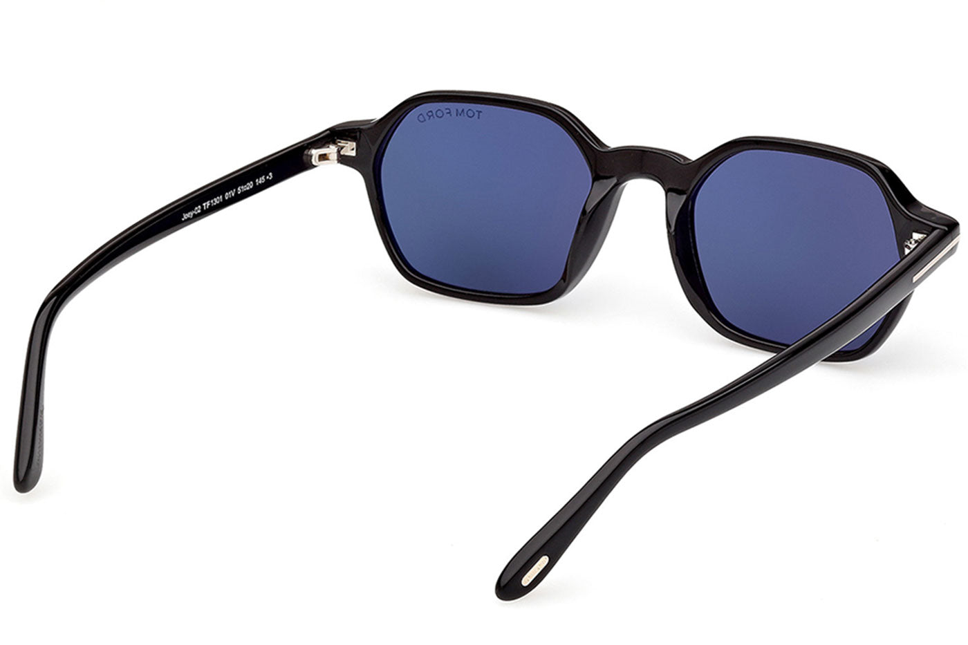 Tom Ford FT1301 Sunglasses - Shiny Black / Blue