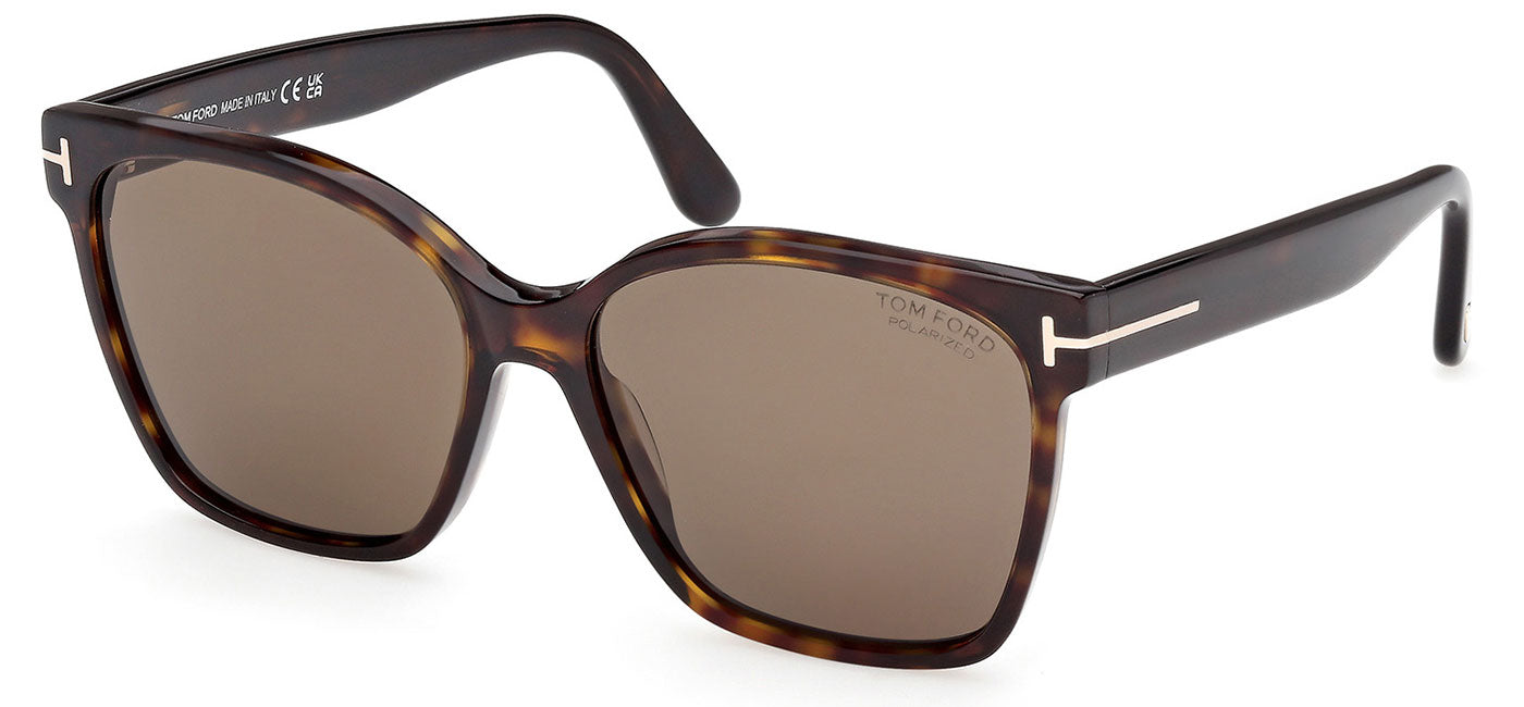 Tom Ford FT1312 Iris-02 Sunglasses - Dark Havana / Brown Polarised