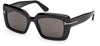 Tom Ford FT1318 Leila-02 Sunglasses - Shiny Black / Smoke