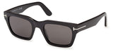 Tom Ford FT1333 Andy-02 Sunglasses - Shiny Black / Smoke