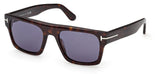 Tom Ford FT1337 Cyrus-02 Sunglasses - Dark Havana / Blue