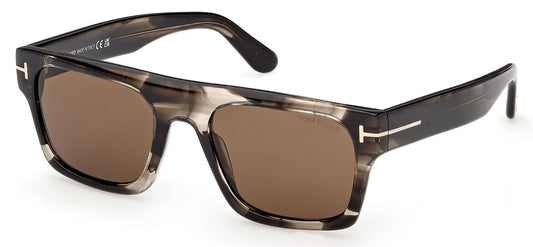 Tom Ford FT1337 Cyrus-02 Sunglasses - Coloured Havana / Roviex