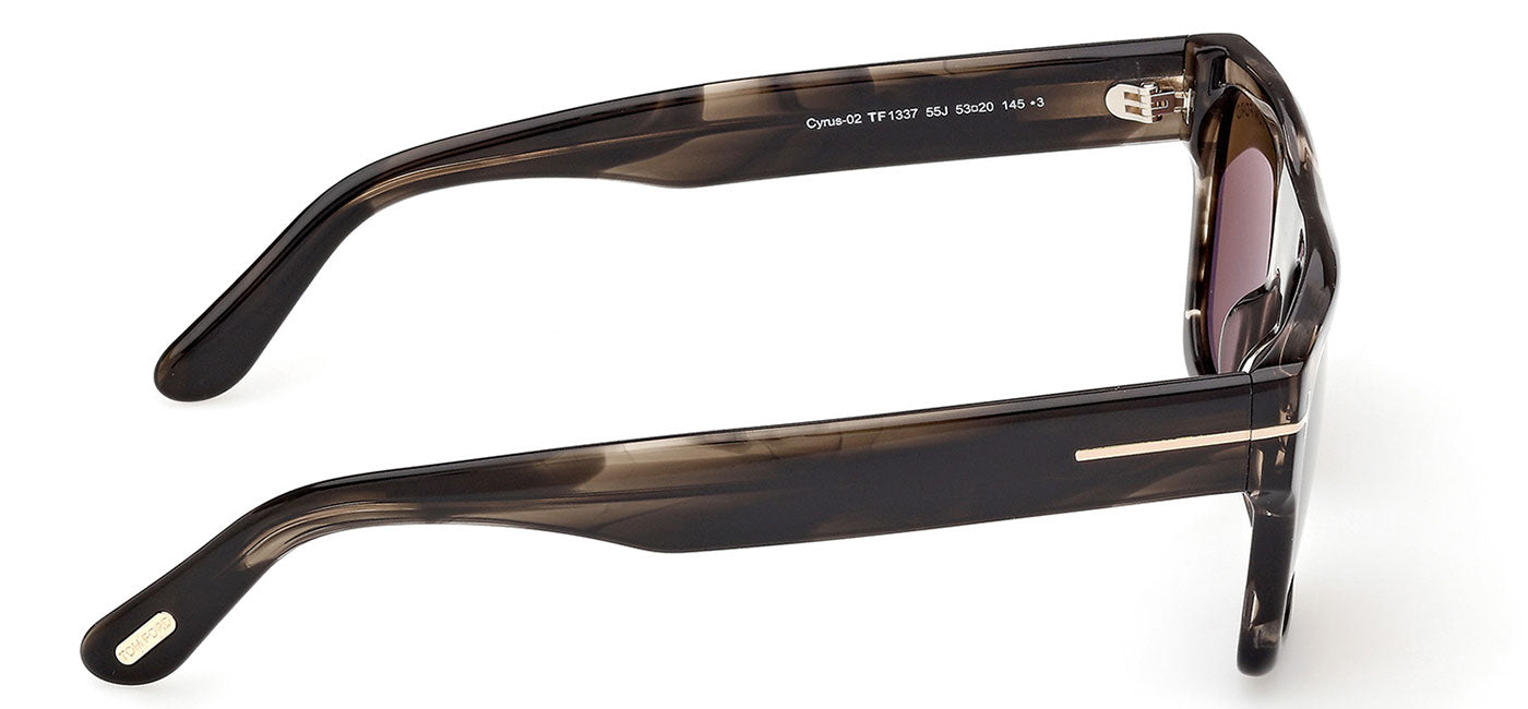 Tom Ford FT1337 Cyrus-02 Sunglasses - Coloured Havana / Roviex
