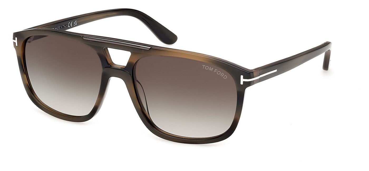 Tom Ford FT1338 Brianna-02 Sunglasses - Coloured Havana / Gradient Smoke
