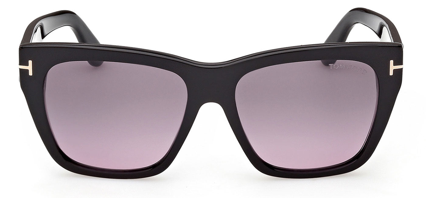 Tom Ford FT1343 Flynn-02 Sunglasses - Shiny Black/ Smoke Gradient