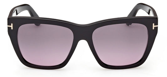 Tom Ford FT1343 Flynn-02 Sunglasses - Shiny Black/ Smoke Gradient