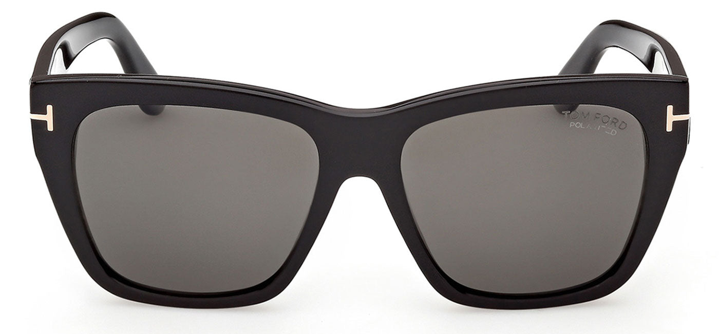 Tom Ford FT1343 Flynn-02 Sunglasses - Shiny Black / Smoke Polarised