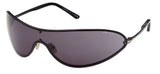 Tom Ford FT1396 Brady-02 Sunglasses - Shiny Black / Smoke