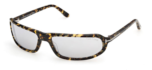 Tom Ford FT1400 Addison-02 Sunglasses - Coloured Havana / Smoke Mirror