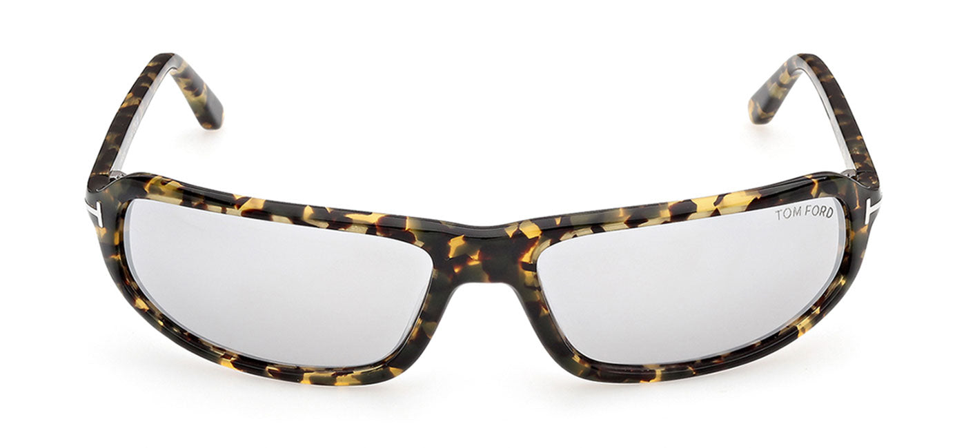 Tom Ford FT1400 Addison-02 Sunglasses - Coloured Havana / Smoke Mirror