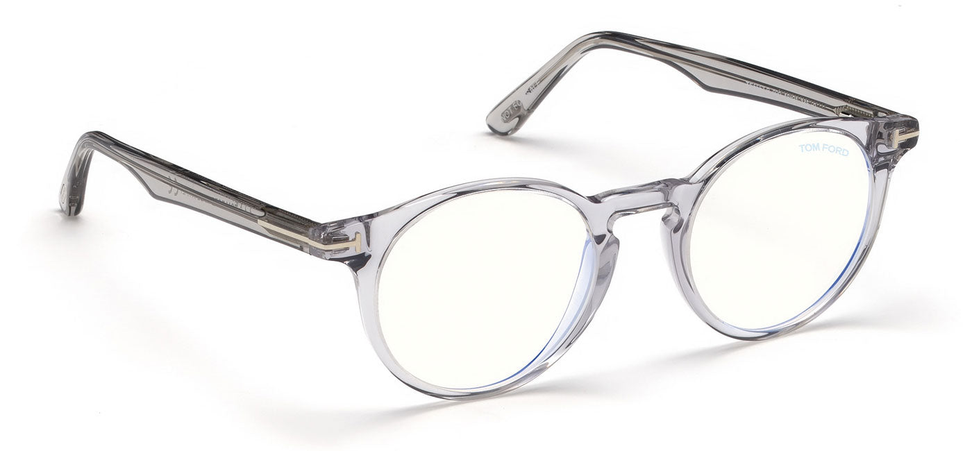 Tom Ford FT5557-B Glasses - Transparent Grey