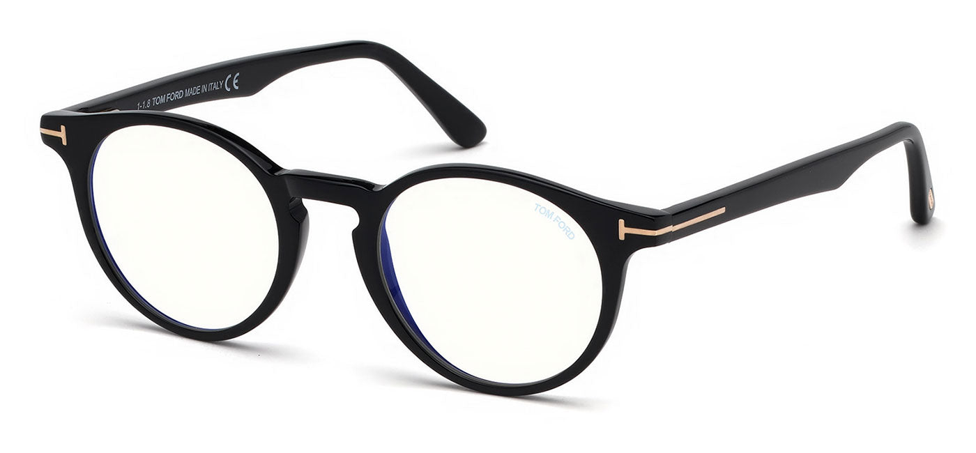 Tom Ford FT5557-B Glasses - Shiny Black