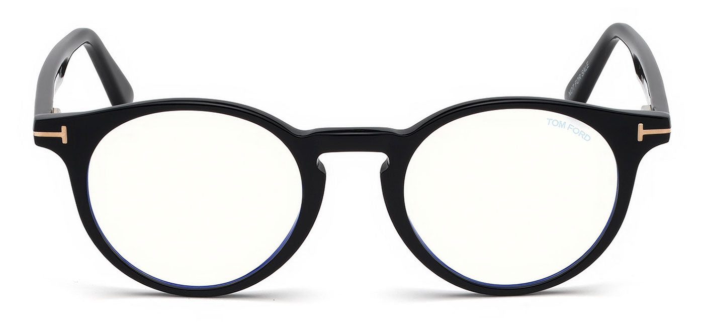 Tom Ford FT5557-B Glasses - Shiny Black