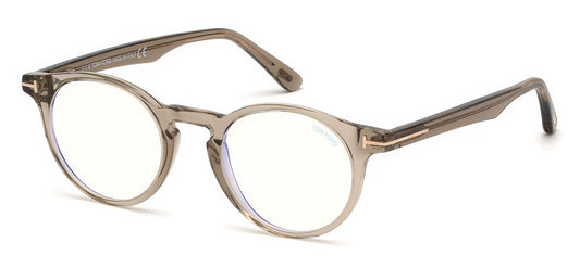 Tom Ford FT5557 Glasses - Shiny Light Brown