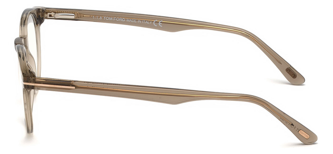 Tom Ford FT5557 Glasses - Shiny Light Brown