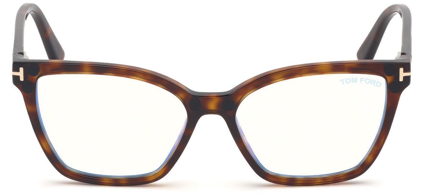 Tom Ford FT5641-B Glasses - Red Havana & Two Clip-On Set