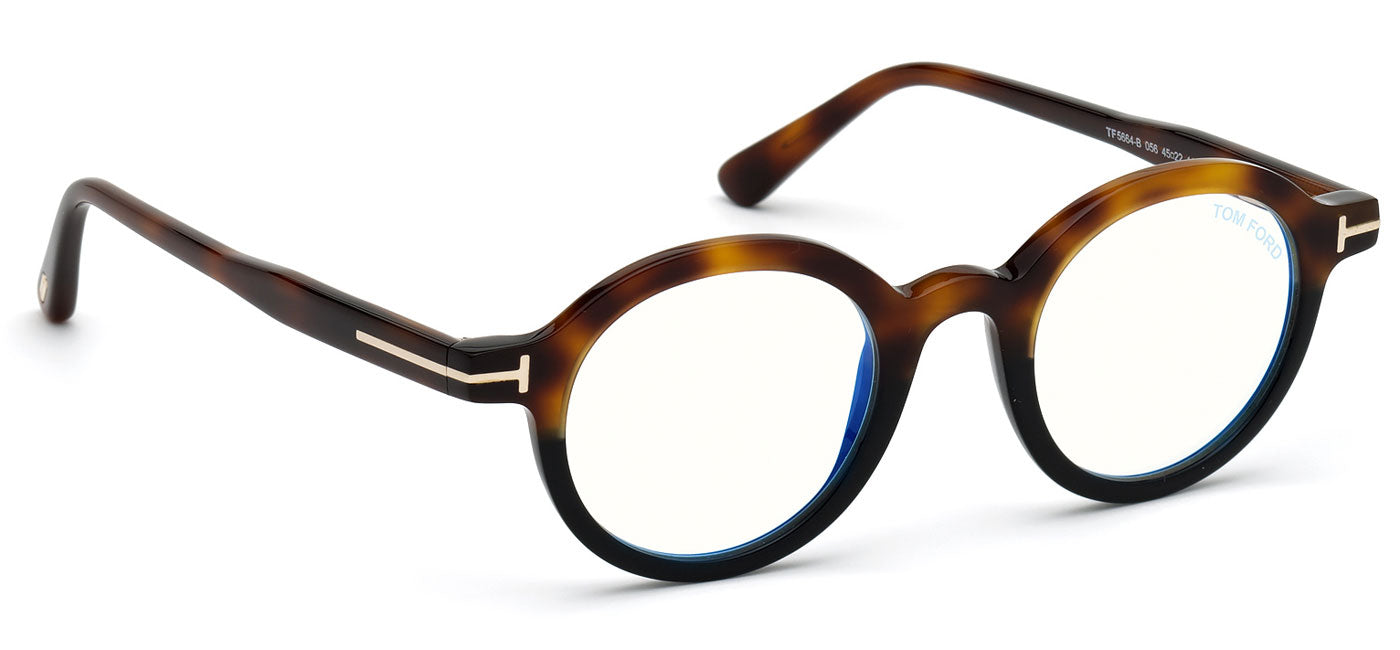 Tom Ford FT5664-B Glasses - Havana Black Fade