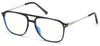 Tom Ford FT5665-B Glasses - Transparent Grey & Silver