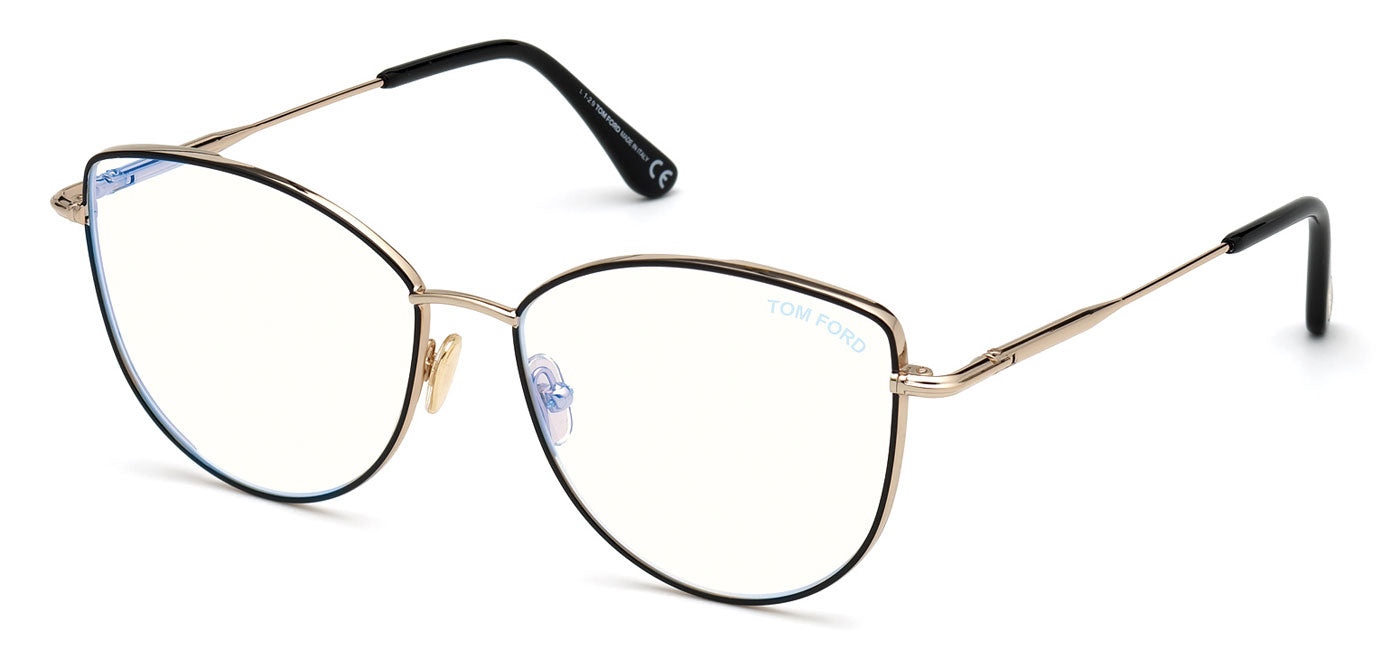 Tom Ford FT5667-B Glasses - Black & Gold