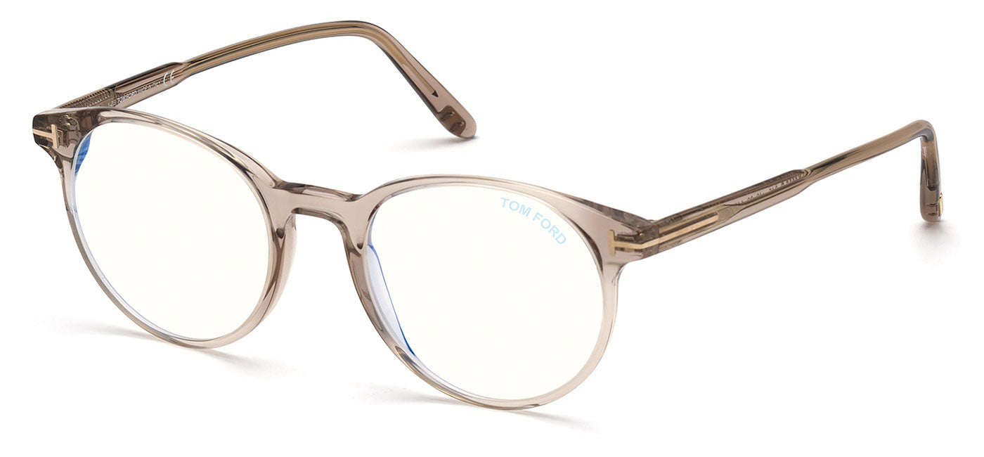 Tom Ford FT5695-B Glasses - Shiny Light Brown