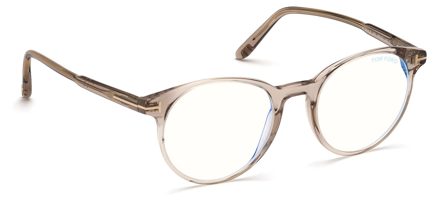 Tom Ford FT5695-B Glasses - Shiny Light Brown
