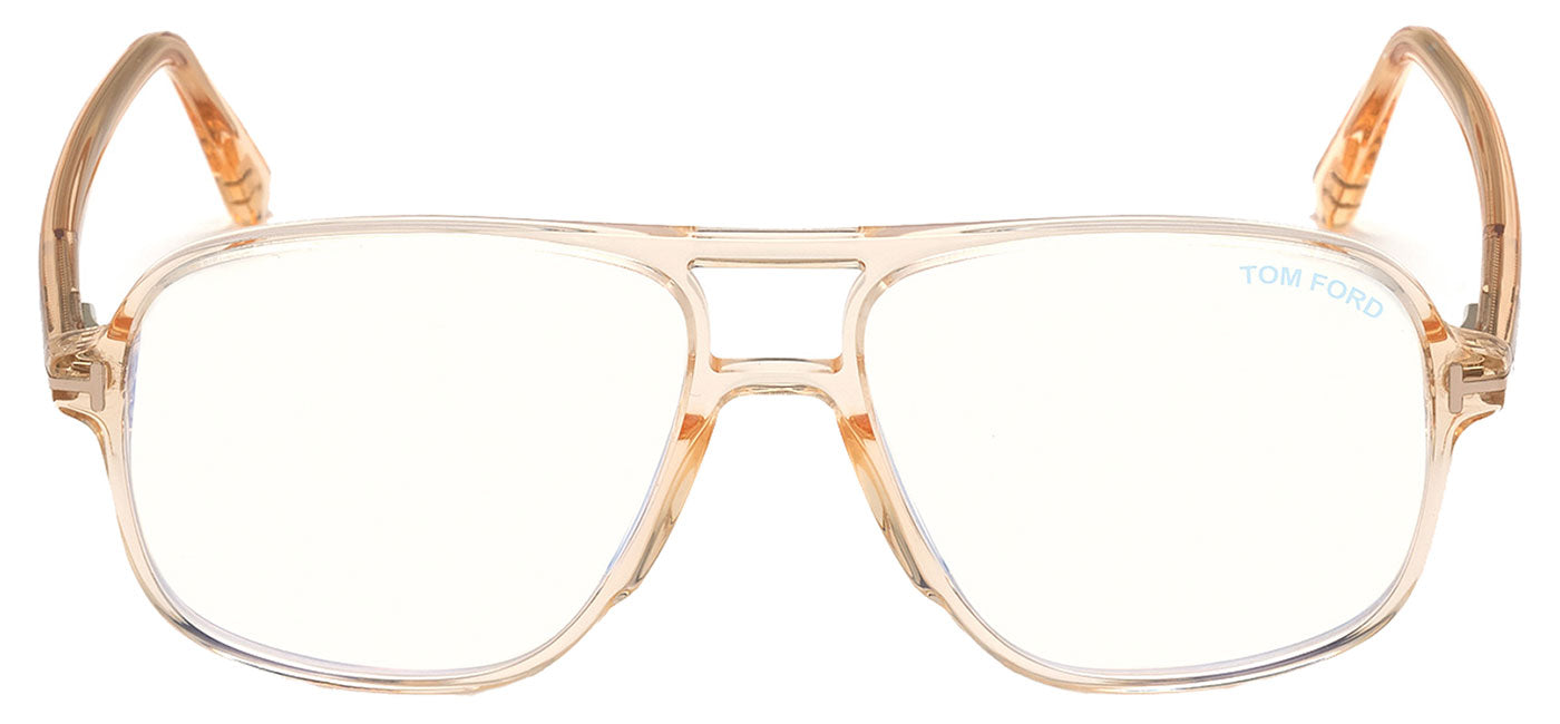Tom Ford FT5737-B Glasses - Shiny Light Brown