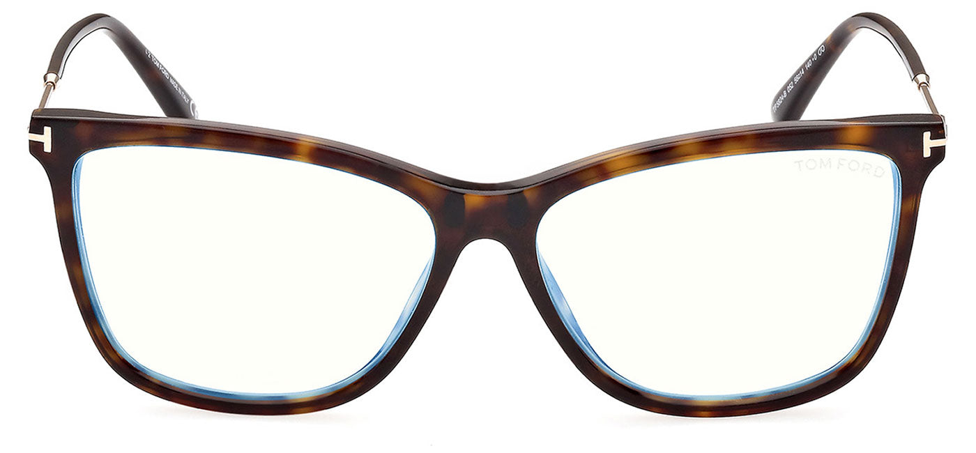 Tom Ford FT5824-B Glasses - Dark Havana & Clip-On