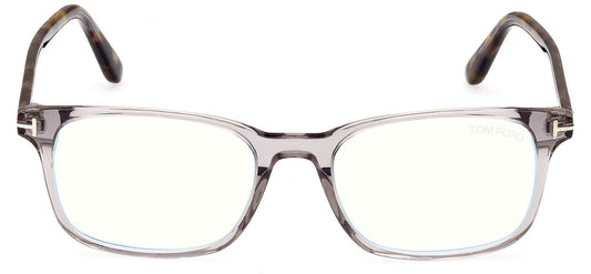 Tom Ford FT5831 Glasses - Shiny Grey and Coloured Havana