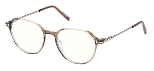 Tom Ford FT5875-B Glasses - Shiny Light Brown