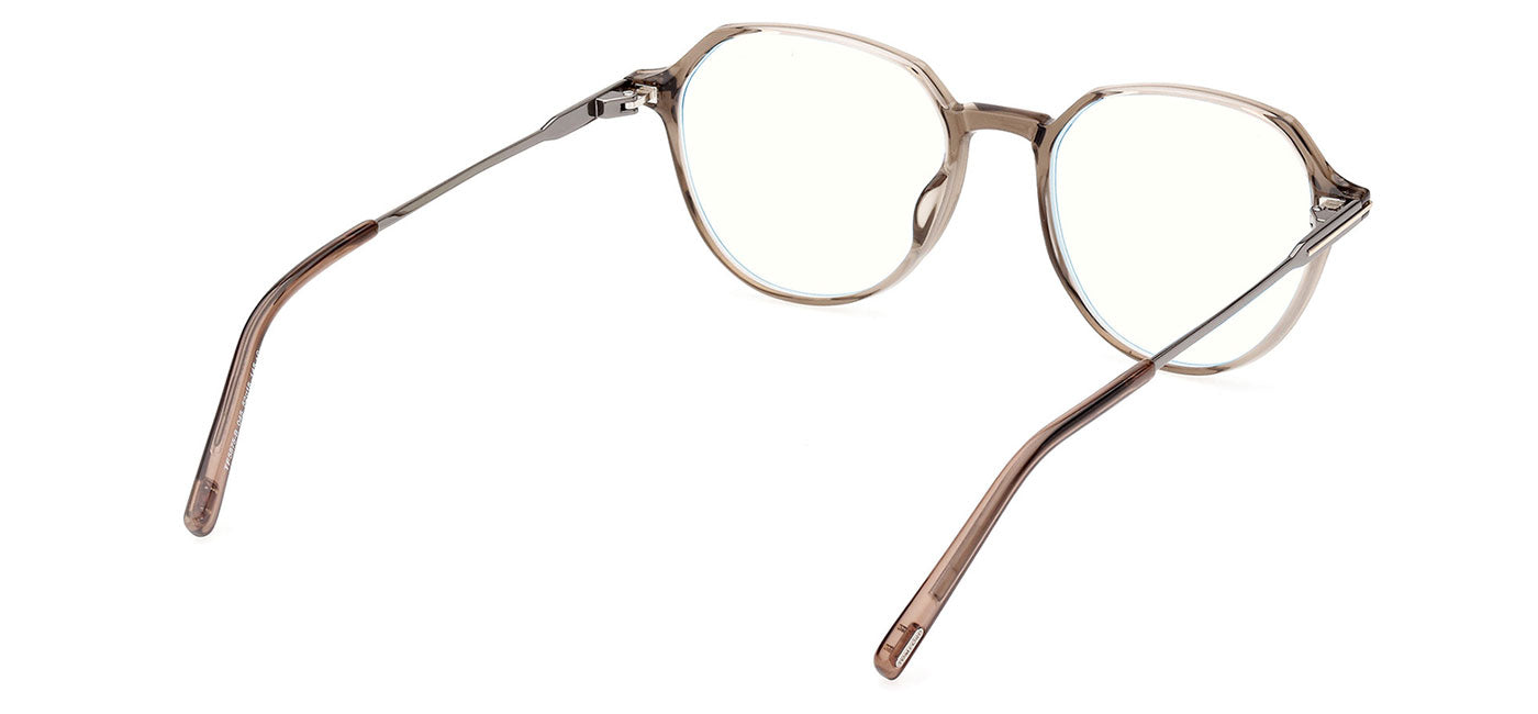 Tom Ford FT5875-B Glasses - Shiny Light Brown