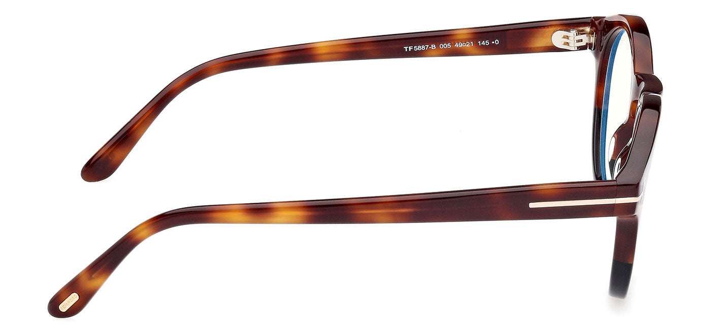Tom Ford FT5887-B Glasses - Black and Havana