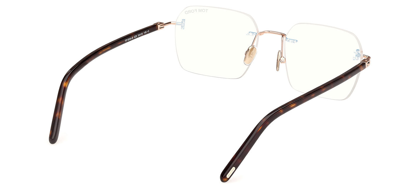 Tom Ford FT5934 Glasses - Shiny Rose Gold