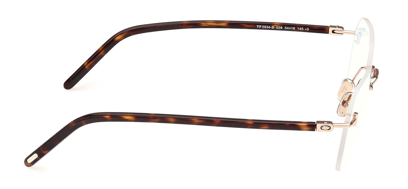 Tom Ford FT5934 Glasses - Shiny Rose Gold