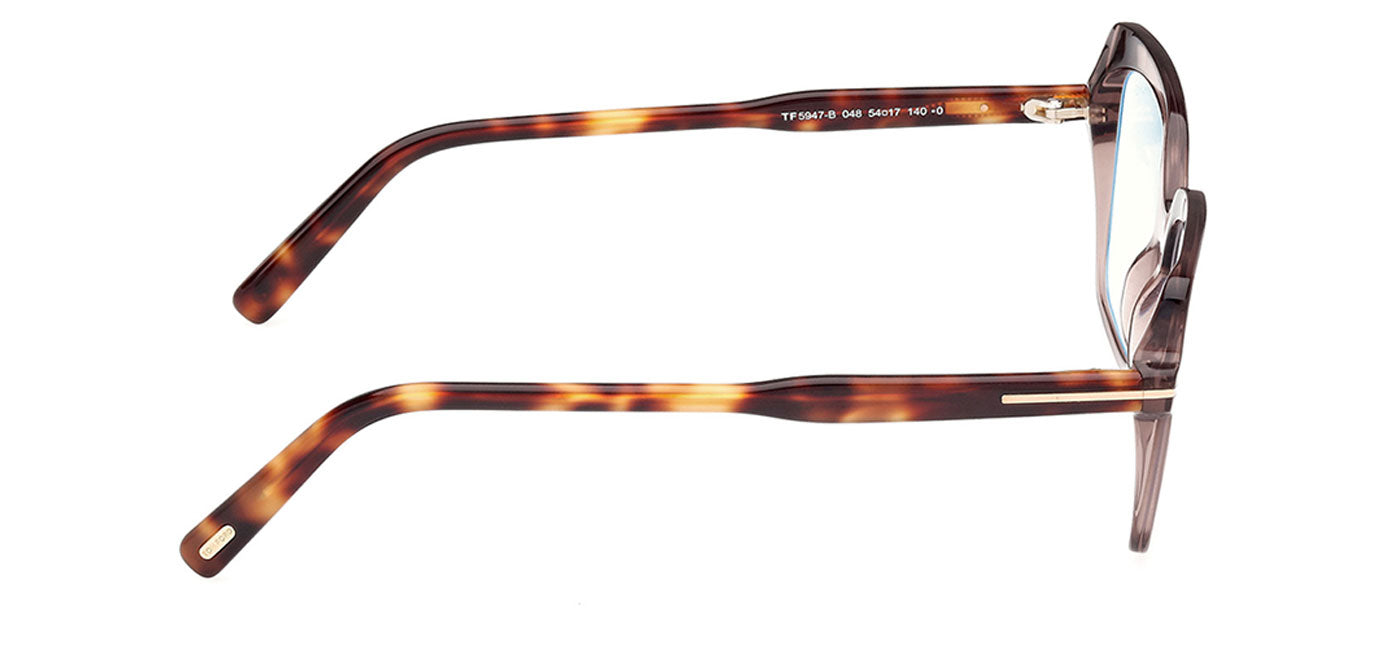 Tom Ford FT5947-B Glasses - Shiny Dark Brown