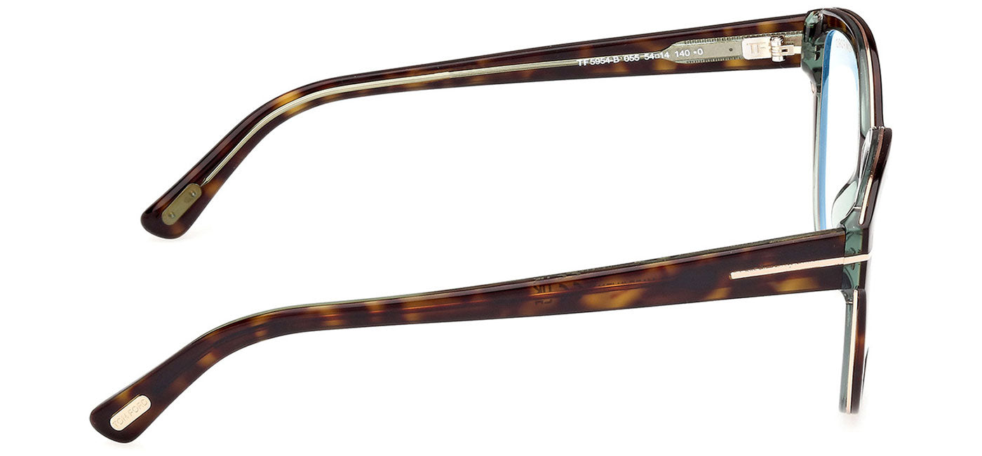 Tom Ford FT5954-B Glasses - Coloured Havana
